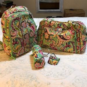 Vera Bradley Diaper Bag Set